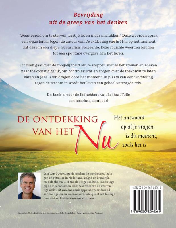 De ontdekking van het Nu De ontdekking van het Nu achterkant