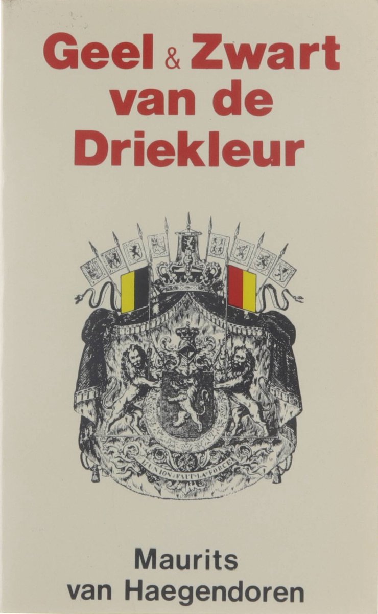 Geel en zwart van de driekleur van oude en andere Belgen tot 1980