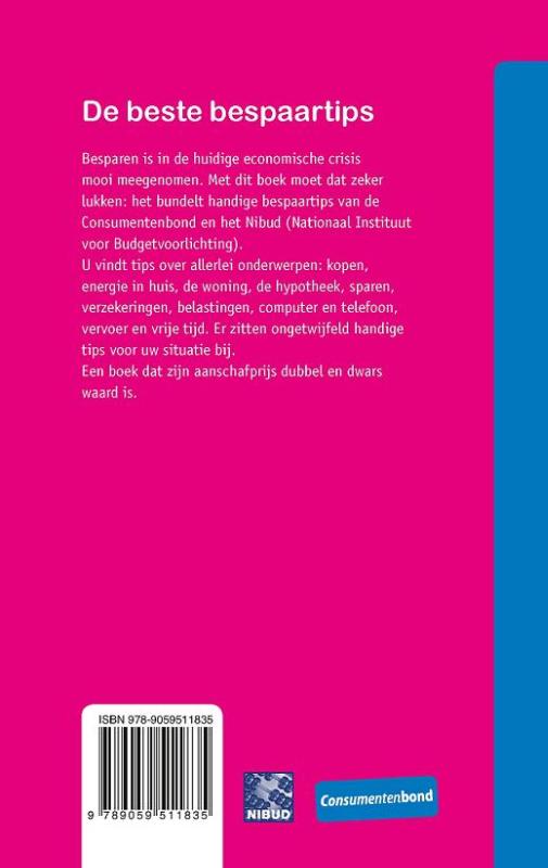De beste bespaartips achterkant