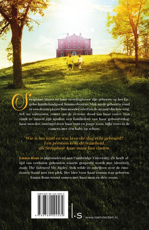 De tweeling van Summerbourne achterkant