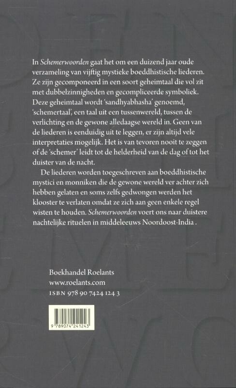 Schemerwoorden achterkant