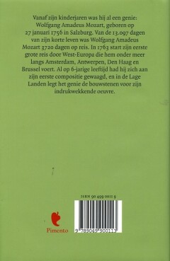 Wolfgang Amadeus Mozart in de Lage Landen achterkant