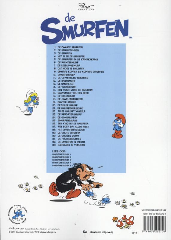 Gargamel is verliefd / De Smurfen / 33 achterkant