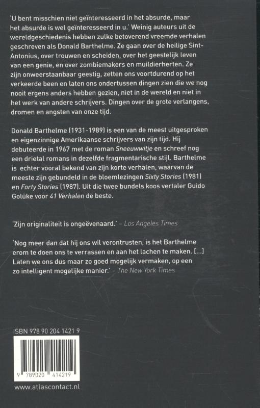 41 verhalen / LJ Veen Klassiek achterkant