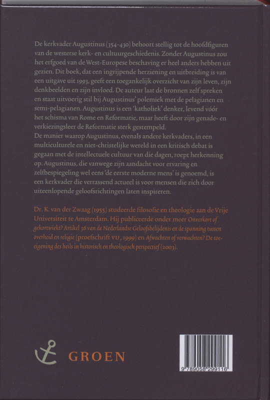 AUGUSTINUS DE KERKVADER VAN HET WESTEN achterkant