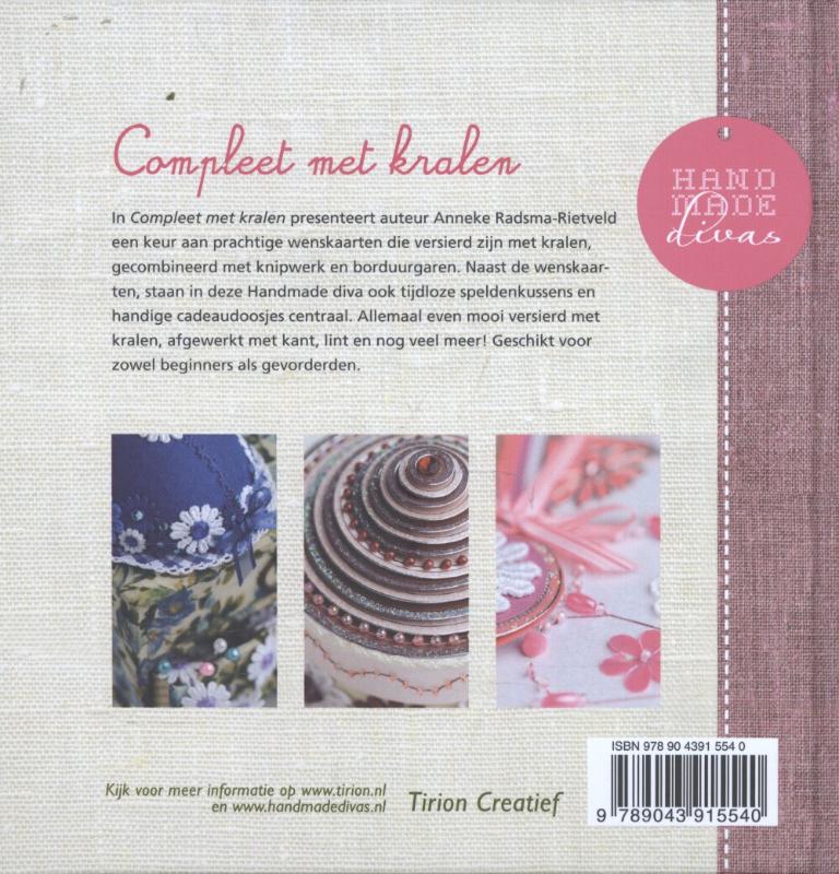 Handmade divas - Compleet met kralen achterkant