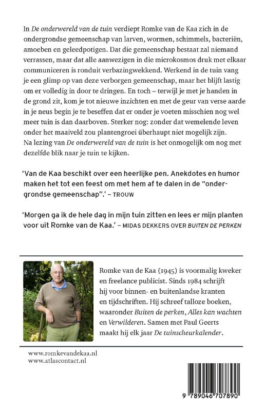 De onderwereld van de tuin achterkant