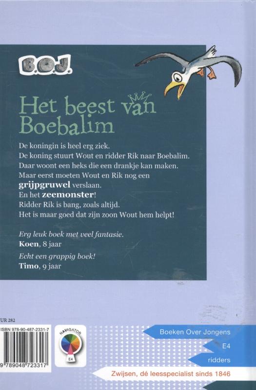 Het beest van boebalim / B.O.J. achterkant