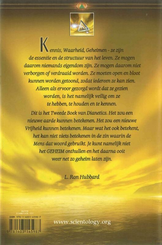 Dianetics 55! achterkant