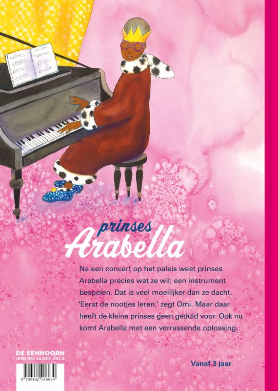 Prinses Arabella maakt muziek / Prinses Arabella achterkant