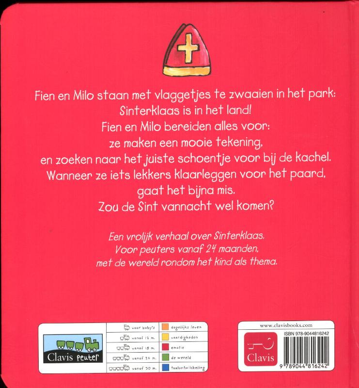 Sint met Fien en Milo achterkant