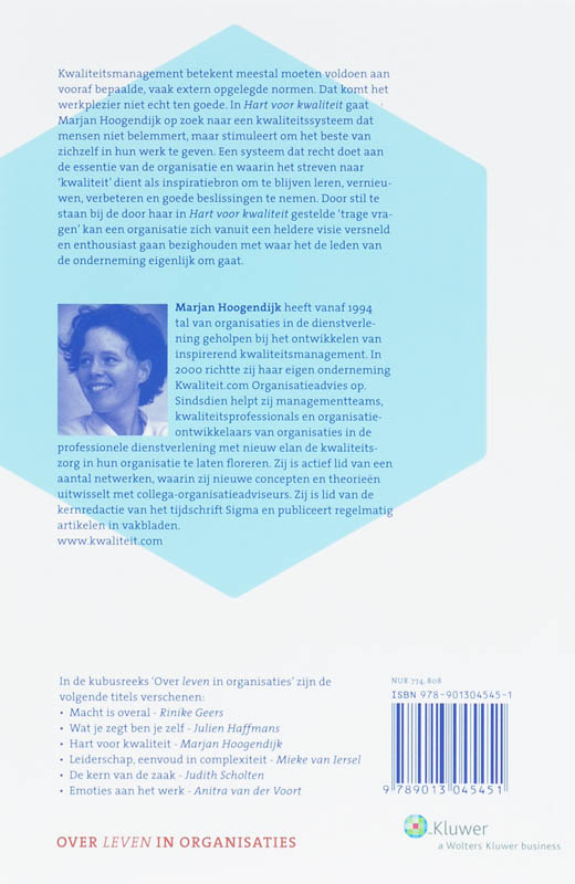 Hart voor kwaliteit achterkant