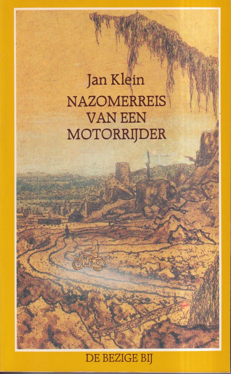 Nazomerreis van een motorryder