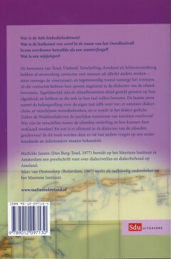 Taal van de Wadden / Taal in stad en land achterkant