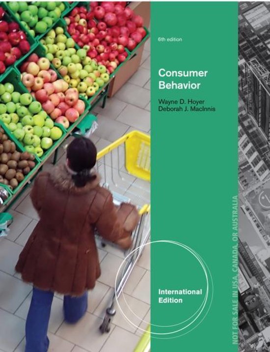 Consumer Behavior Int 6th Ed