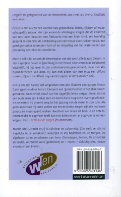 Grote kleine dingen (en andersom) achterkant