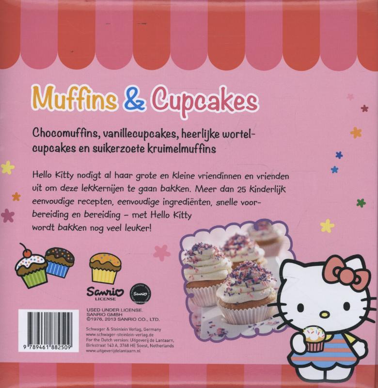 Hello Kitty - Muffins en cupcakes achterkant