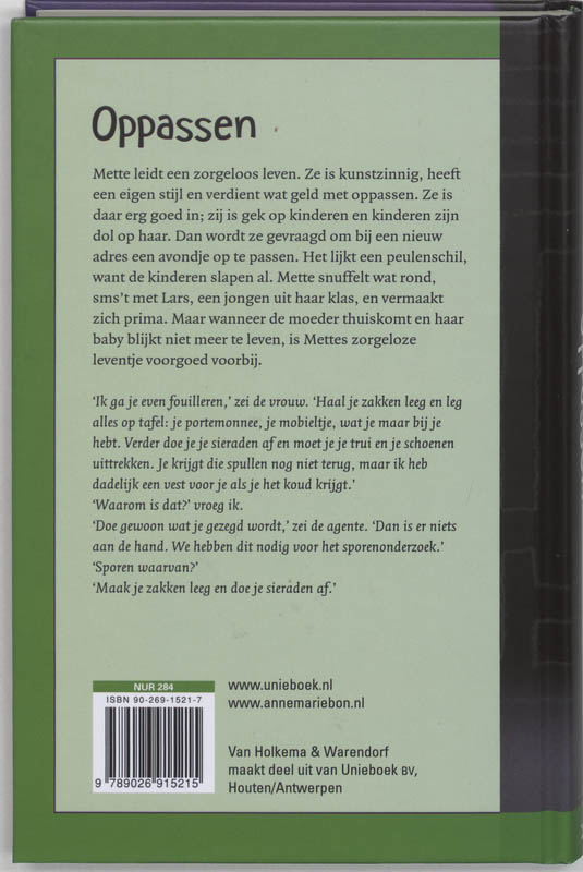 Oppassen Oppassen achterkant