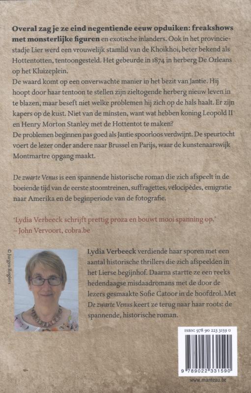 De zwarte Venus achterkant