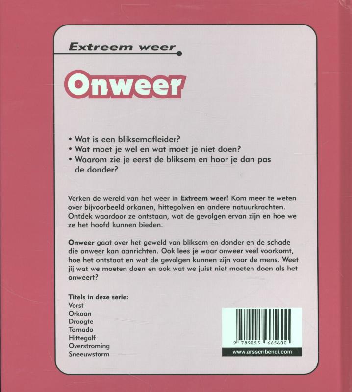 Onweer / Extreem weer achterkant