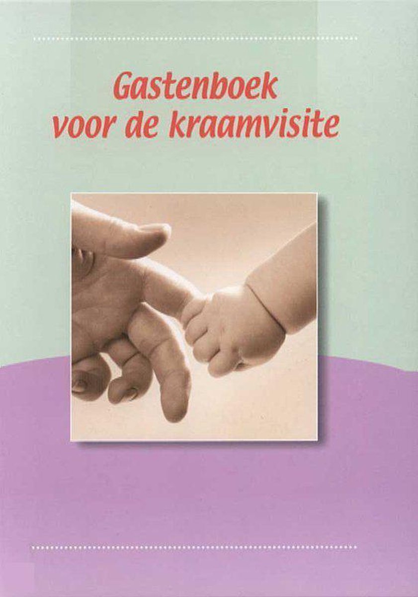 Gastenboek voor de kraamvisite