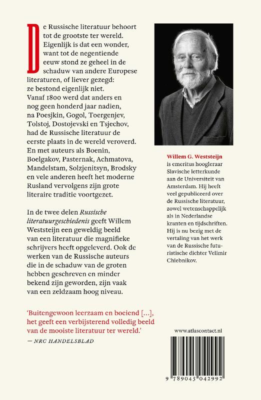 Russische literatuurgeschiedenis / deel 1 achterkant