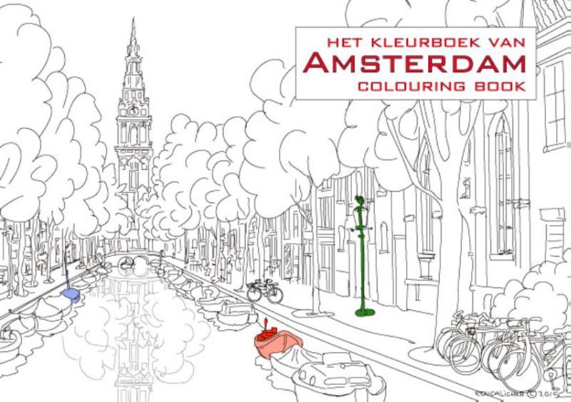 Kleurboek van Amsterdam colouring book