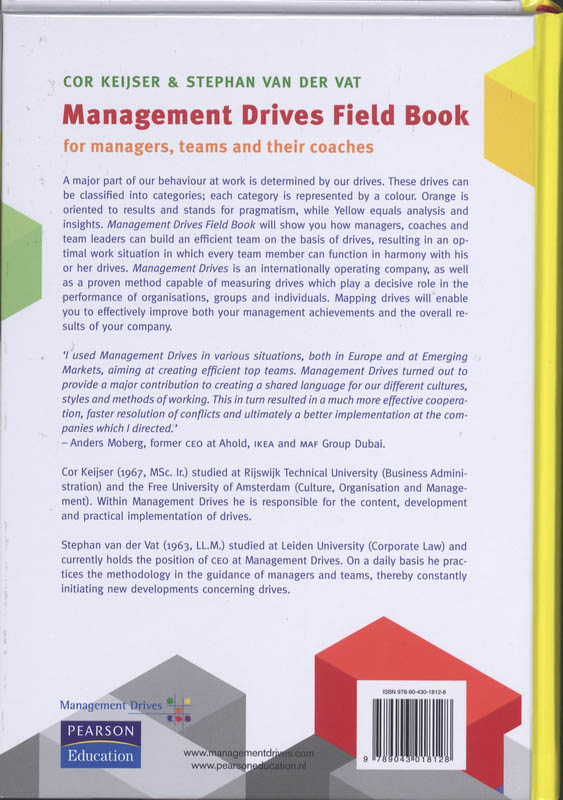 Management Drives Field book achterkant