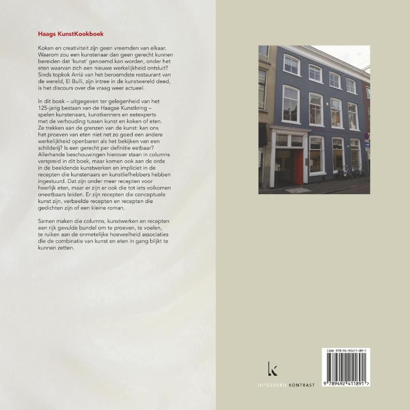 Haags KunstKookboek achterkant