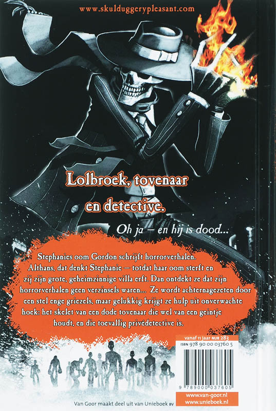 Skulduggery Pleasant / Skulduggery Pleasant / 1 achterkant