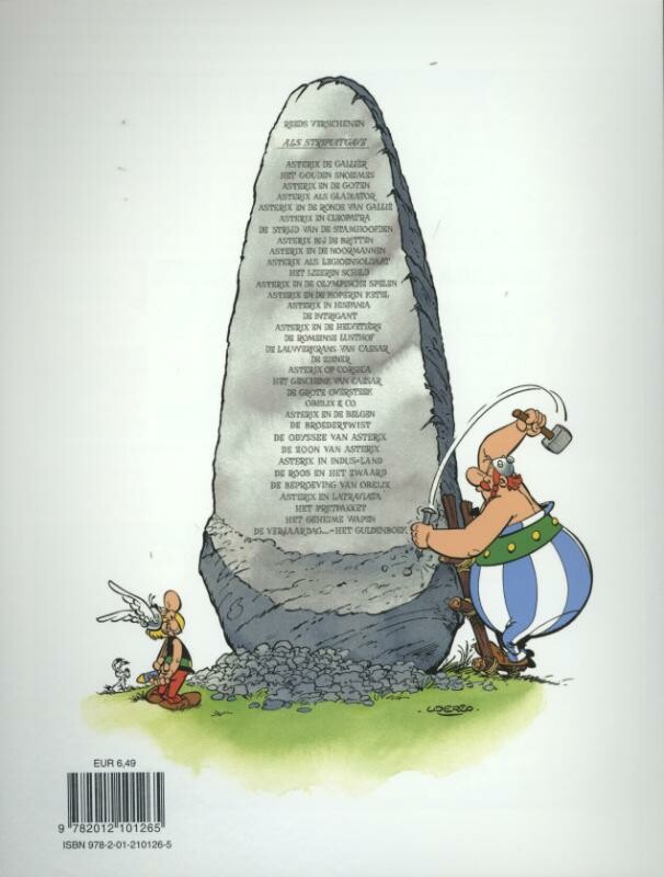 Asterix 5: Asterix en de ronde van Gallië / Asterix / 5 achterkant