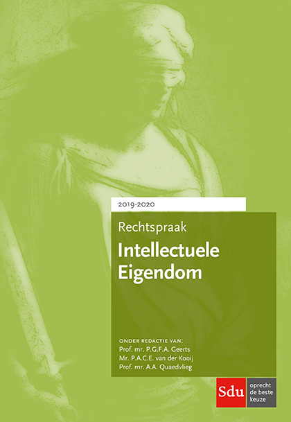 Rechtspraakreeks  -  Rechtspraak Intellectuele Eigendom 2019-2020