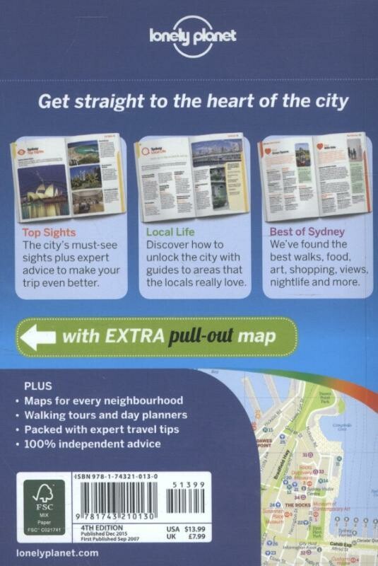 Lonely Planet Sydney Pocket dr 4 achterkant