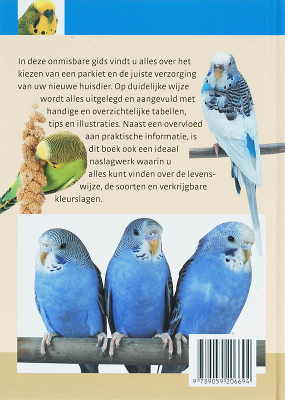 Parkieten / Een praktische dierengids achterkant