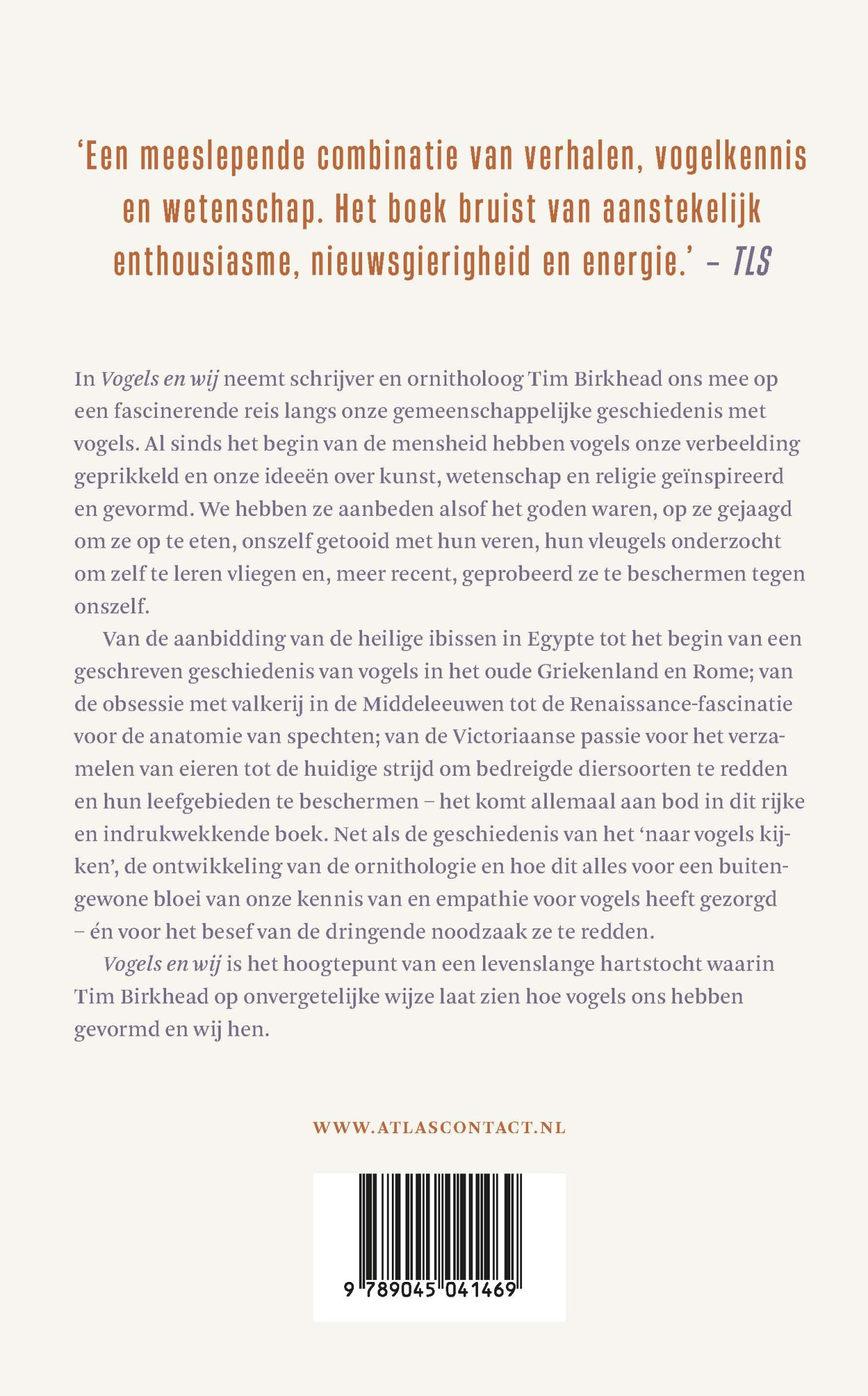 Vogels en wij achterkant