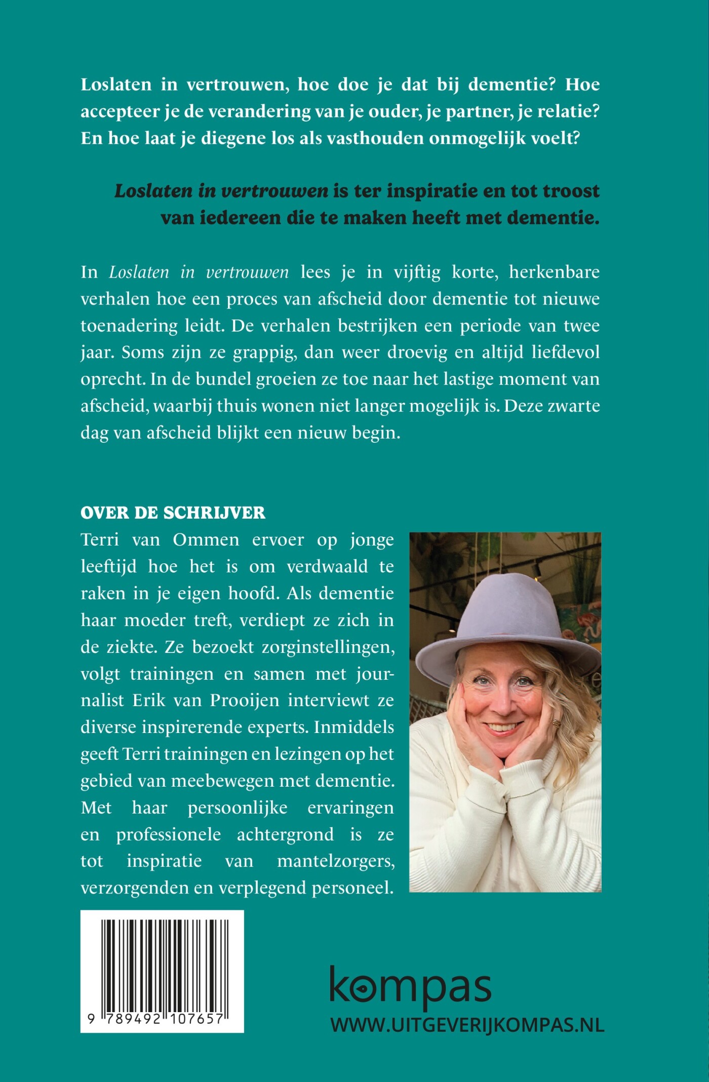Loslaten in vertrouwen achterkant