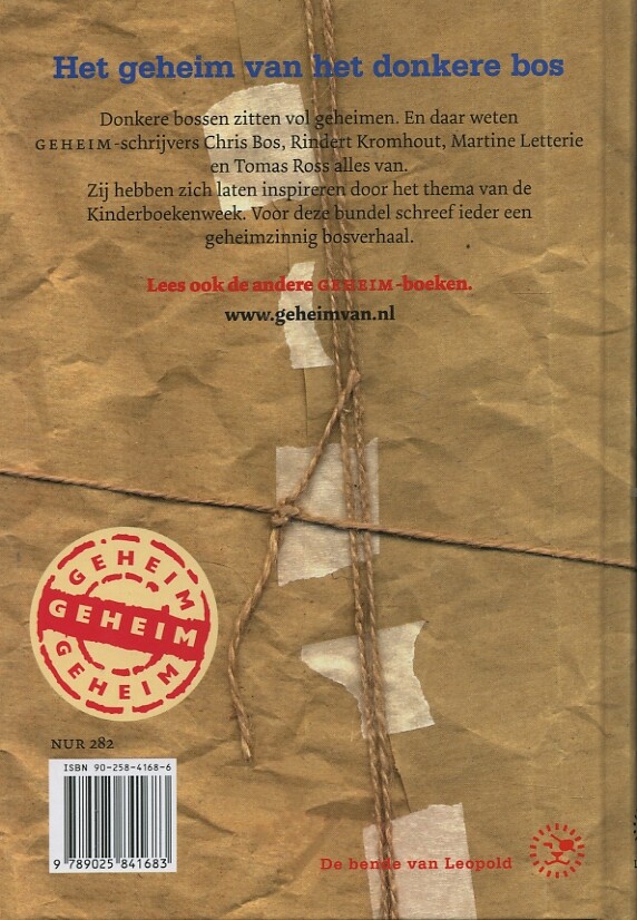 Het geheim van het donkere bos / De bende van Leopold achterkant