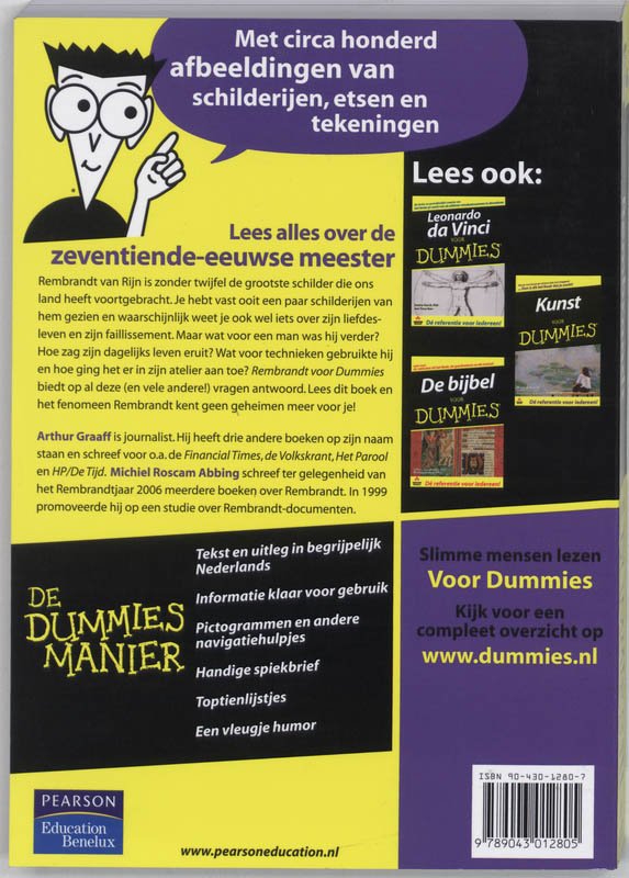 Voor Dummies - Rembrandt voor Dummies achterkant