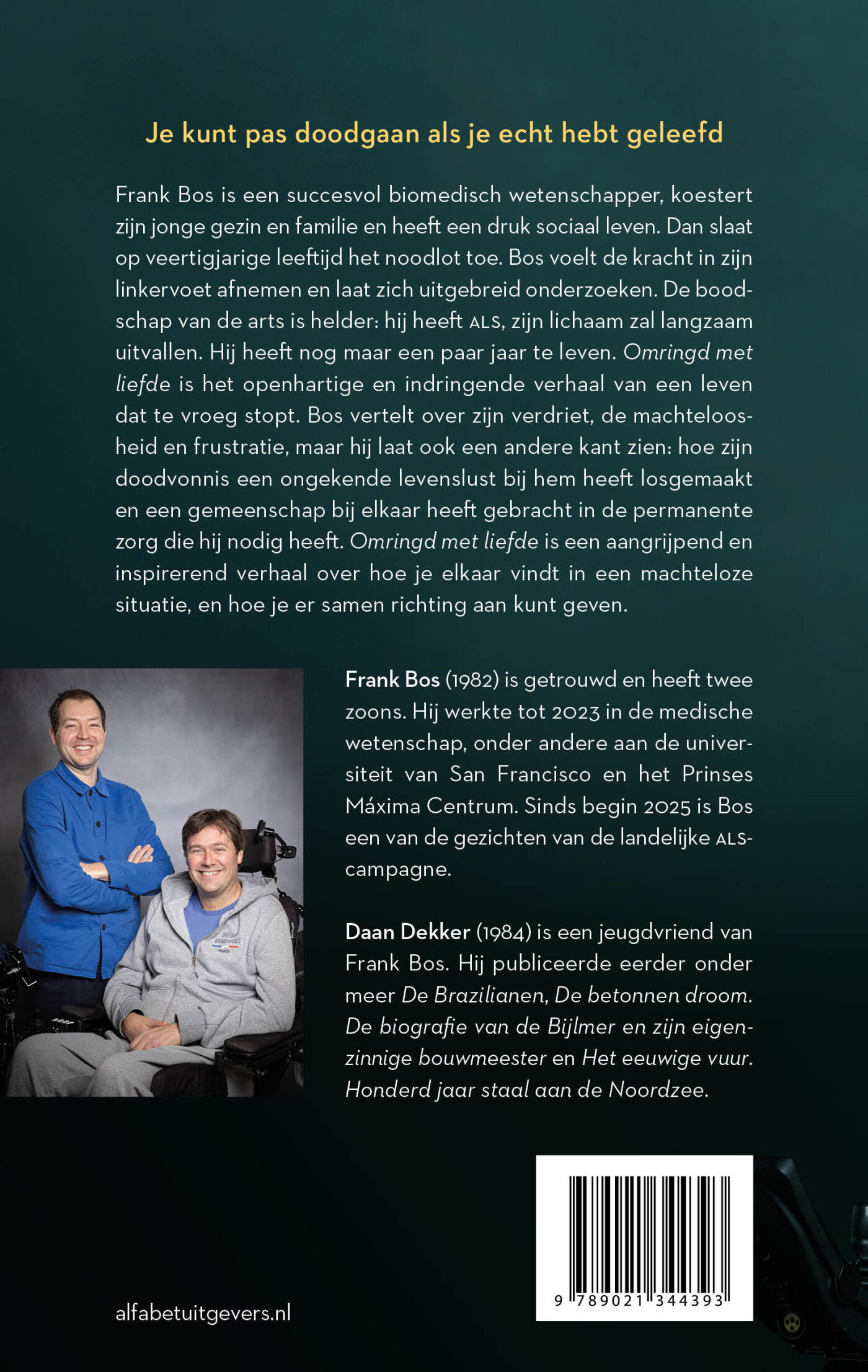 Omringd met liefde achterkant