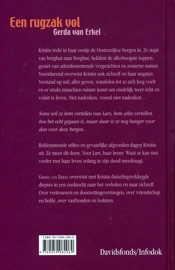 Een rugzak vol achterkant