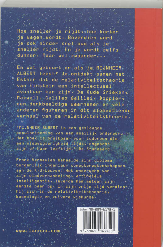 Mijnheer Albert (pb) achterkant