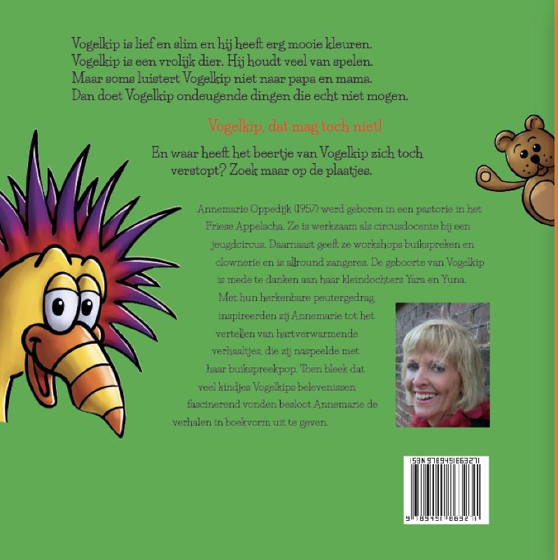 Vogelkip Vogelkip achterkant