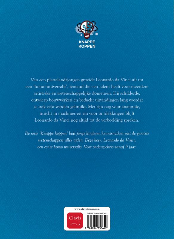 Leonardo da Vinci / Knappe koppen achterkant
