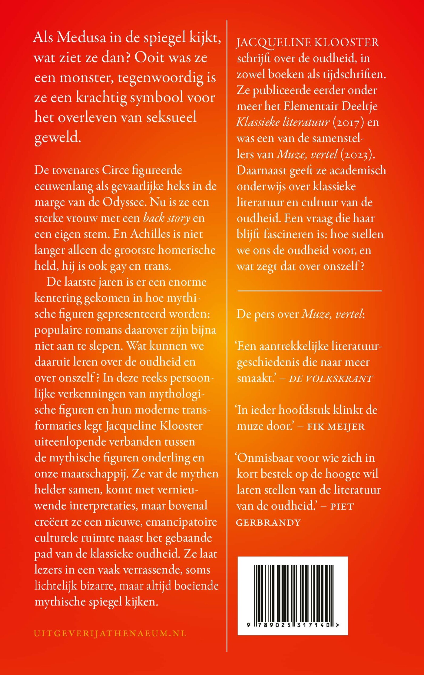 Medusa in de spiegel achterkant