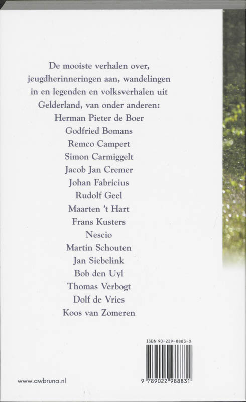 Als een god in Gelderland achterkant