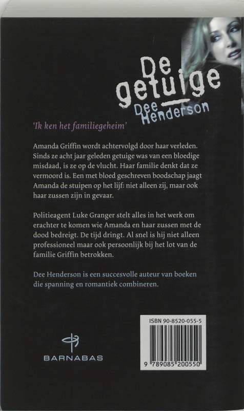 De Getuige achterkant