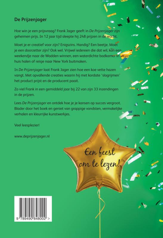 De Prijzenjager achterkant