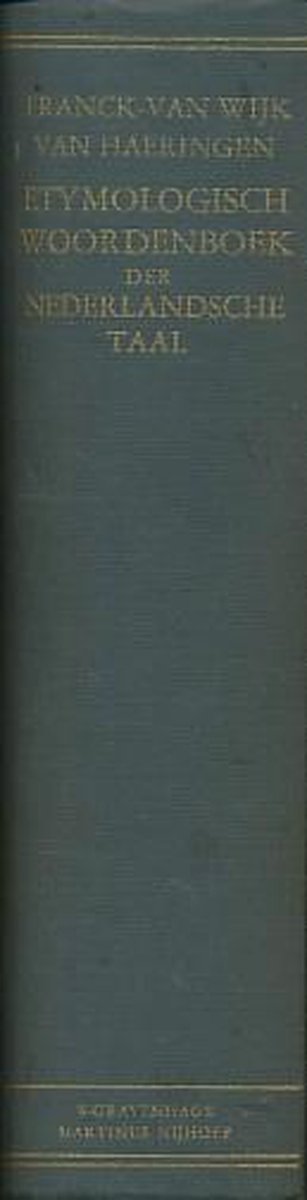 FRANCK'S ETHYM.WOORDENB.NEDERL.TAAL