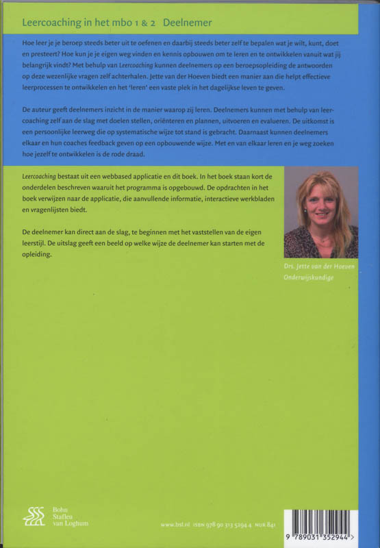 Leercoaching in het MBO 1 & 2 / Deelnemer / Docentenreeks achterkant