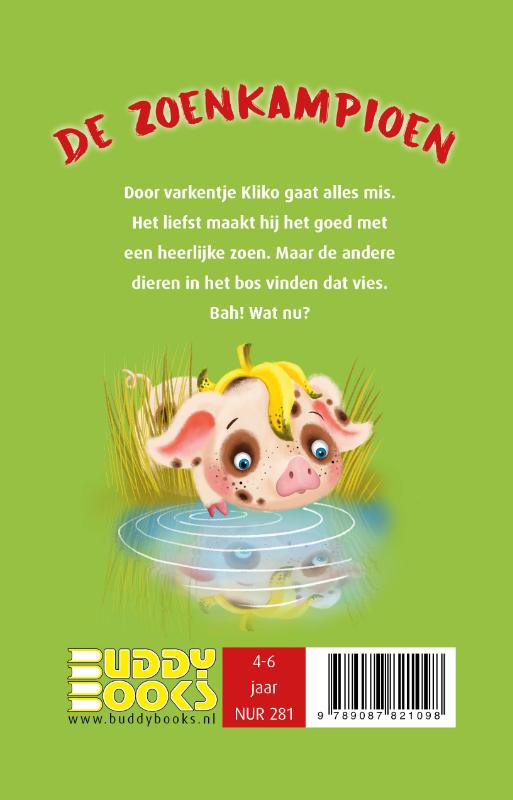 De zoenkampioen achterkant
